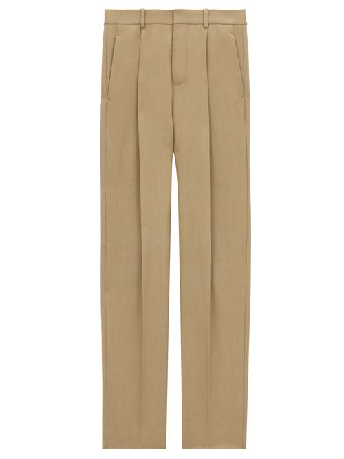 Wool gabardine trousers SAINT LAURENT | 821899Y405W7557